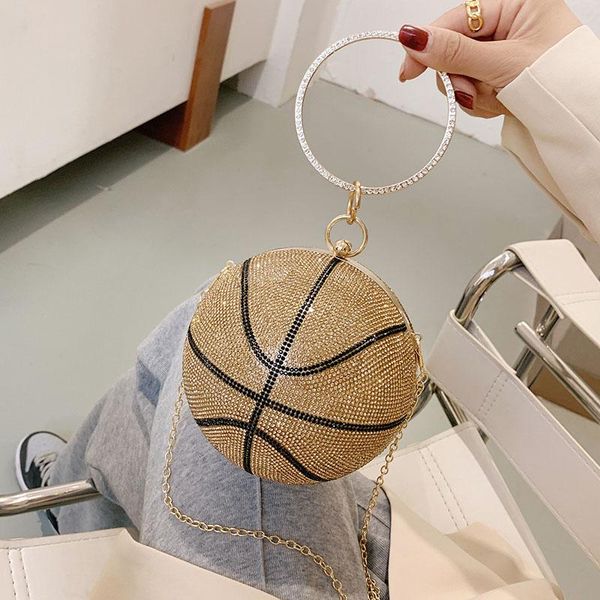 evening bags mini circular basketball 2021 women's fashion diamonds clutch purse ladies chain shoulder handbag ftb314
evening bags mini circular basketball 2021 women's fashion diamonds clutch purse ladies chain shoulder handbag ftb314