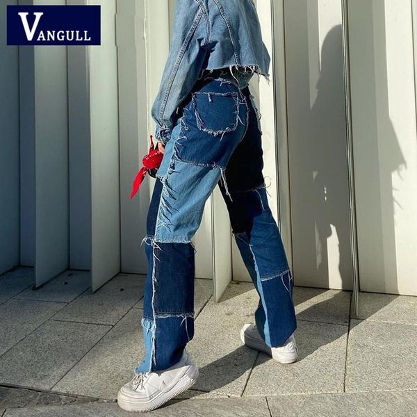 vangull y2k high waisted jeans women new casual long trouses ladies patchwork fashion denim pants capris pocket streetwear pants, Blue
vangull y2k high waisted jeans women new casual long trouses ladies patchwork fashion denim pants capris pocket streetwear pants, Blue