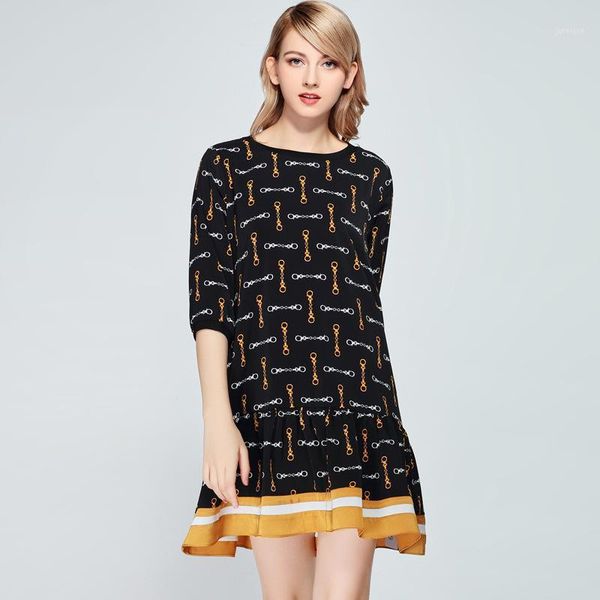 casual dress 2020 spring and summer women new loose fashion pleated patchwork 3/4 sleeve round neck mini dress1, Black;gray
casual dress 2020 spring and summer women new loose fashion pleated patchwork 3/4 sleeve round neck mini dress1, Black;gray