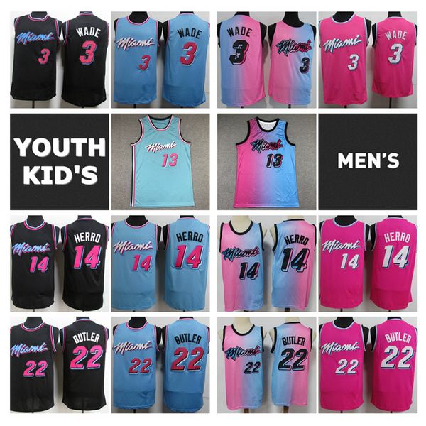 2021 men women youth dwyane 3 wade 13 bam adebayo 14 tyler herro jimmy 22 butler swingman basketball jersey stitched miamih jersey with logo, Black;red
2021 men women youth dwyane 3 wade 13 bam adebayo 14 tyler herro jimmy 22 butler swingman basketball jersey stitched miamih jersey with logo, Black;red