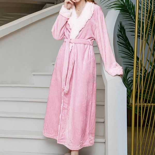 2020 night dress women bathrobe flannel robe women's winter lengthened coralline plush shawl bathrobe long sleeved pajamas lady, Black;red
2020 night dress women bathrobe flannel robe women's winter lengthened coralline plush shawl bathrobe long sleeved pajamas lady, Black;red