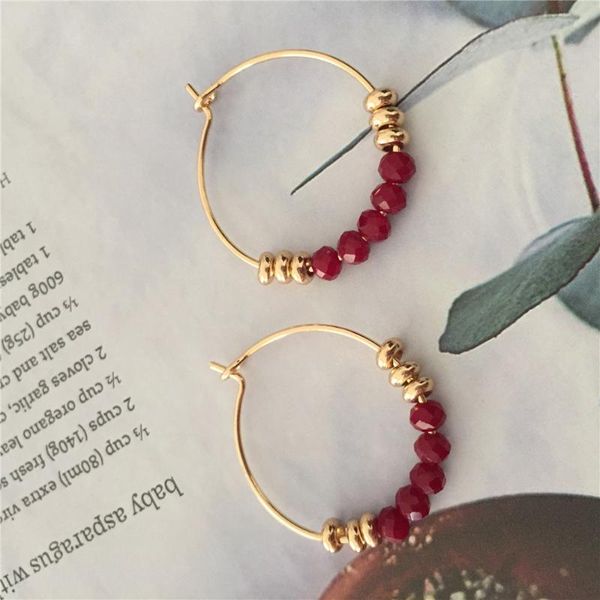 pretty gold color colorful multi bead strand gorgeous hoop earrings for women girly school everyday wearing elegant accessories, Golden;silver
pretty gold color colorful multi bead strand gorgeous hoop earrings for women girly school everyday wearing elegant accessories, Golden;silver