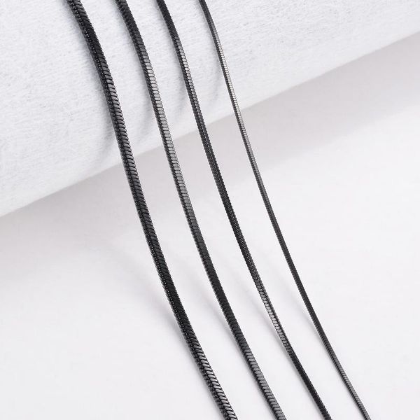 chains 1 piece black 316 stainless steel square snake chain men women necklace jewelry width 0.9/1.2/1.5/2.0mm, Silver
chains 1 piece black 316 stainless steel square snake chain men women necklace jewelry width 0.9/1.2/1.5/2.0mm, Silver