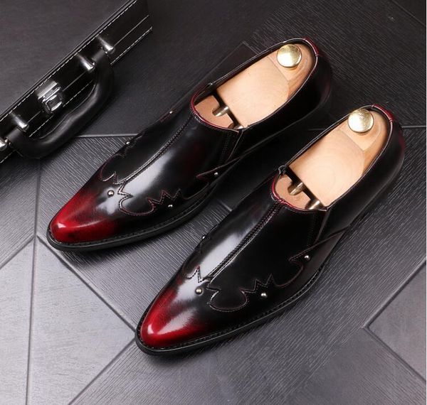 british pointed toe men dress shoes genuine leather men's formal leather shoes sapato social masculino, Black
british pointed toe men dress shoes genuine leather men's formal leather shoes sapato social masculino, Black