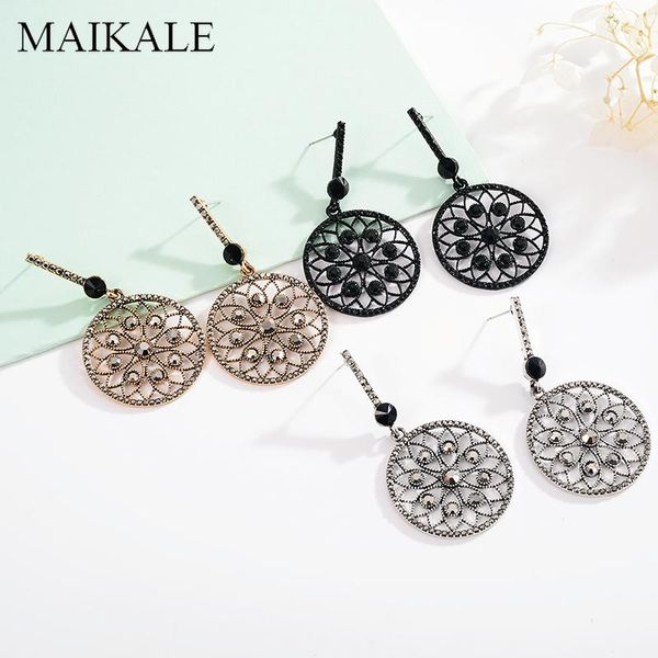 dangle & chandelier maikale vintage big round drop earrings for women hollow geometric alloy black rhinestone hanging exaggerated jewelry, Silver
dangle & chandelier maikale vintage big round drop earrings for women hollow geometric alloy black rhinestone hanging exaggerated jewelry, Silver