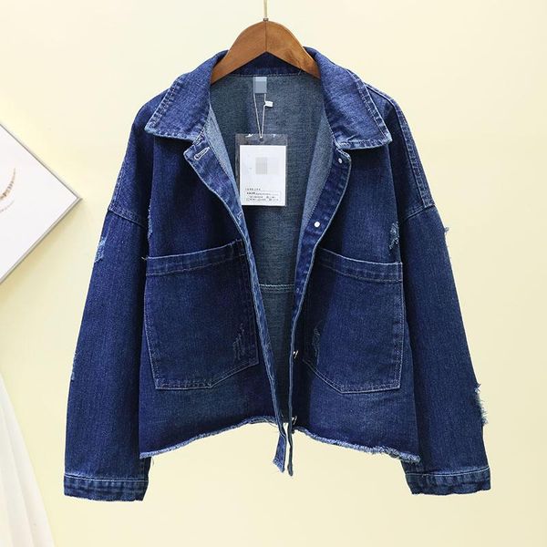 women's jackets 2021 autumn women denim jacket loose casual blue jeans coats female outwear feminine chaqueta mujer coat p759, Black;brown
women's jackets 2021 autumn women denim jacket loose casual blue jeans coats female outwear feminine chaqueta mujer coat p759, Black;brown