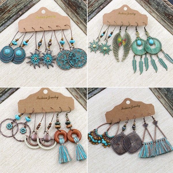 vintage ethnic bronze earrings set for women bohemian flower tassel geometric hollow pendant water drop earrings kimter-c344fz
vintage ethnic bronze earrings set for women bohemian flower tassel geometric hollow pendant water drop earrings kimter-c344fz