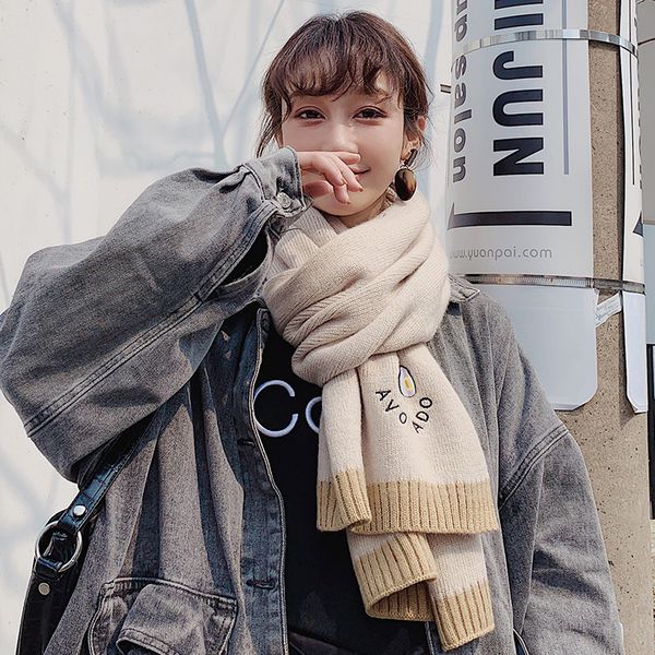 vipwarm scarf knitted women korean thickened version wool versatile student bib autumn and winter cute girl trend mvp, Blue;gray
vipwarm scarf knitted women korean thickened version wool versatile student bib autumn and winter cute girl trend mvp, Blue;gray