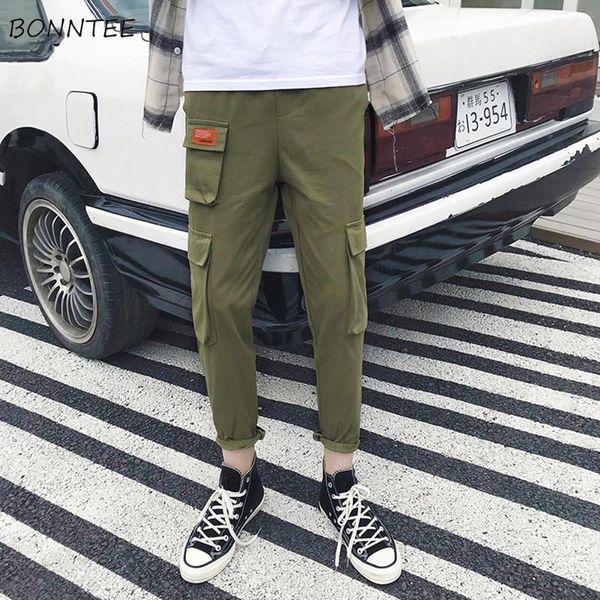 pants men patch design simple all-match korean style leisure daily harajuku cargo pant mens trousers pockets new1, Black
pants men patch design simple all-match korean style leisure daily harajuku cargo pant mens trousers pockets new1, Black