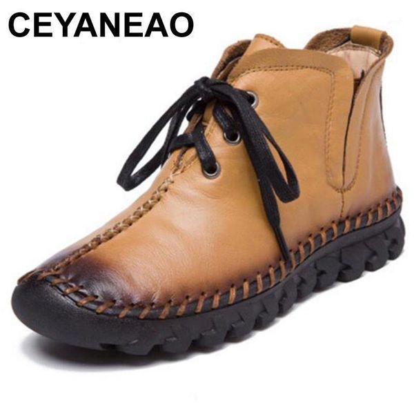 ceyaneao2020 women's winter boots women real fur winter shoes woman handmade genuine leather warm ankle snow boots mujere9641, Black
ceyaneao2020 women's winter boots women real fur winter shoes woman handmade genuine leather warm ankle snow boots mujere9641, Black