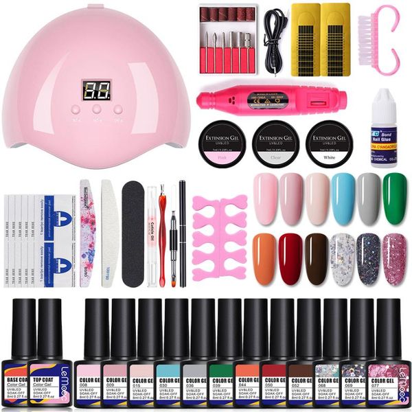 lemooc 18/16/12pcs nail set nail lamp dryer drill machine extensions quick building gel polish set soak art, Red;pink
lemooc 18/16/12pcs nail set nail lamp dryer drill machine extensions quick building gel polish set soak art, Red;pink