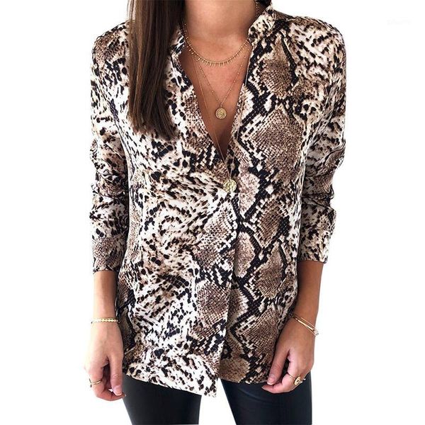 women fashion chiffon cozy leopard print chiffon v collar loose blouse summer long-sleeve casual wild bottoming 1, White
women fashion chiffon cozy leopard print chiffon v collar loose blouse summer long-sleeve casual wild bottoming 1, White