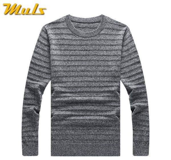 

muls colored wool striped sweaters pullover men cotton knitted male o neck sweater jumper spring winter autumn knitwear clothing, White;black