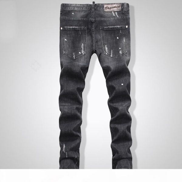 men's new biker oil printed jeans classic mens fashion skinny patchwork denim for d2jeans man1467, Blue
men's new biker oil printed jeans classic mens fashion skinny patchwork denim for d2jeans man1467, Blue