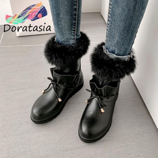 boots doratasia 2021 women silp on round toe flat ankle shoes warm plush casual comfy winter snow, Black
boots doratasia 2021 women silp on round toe flat ankle shoes warm plush casual comfy winter snow, Black