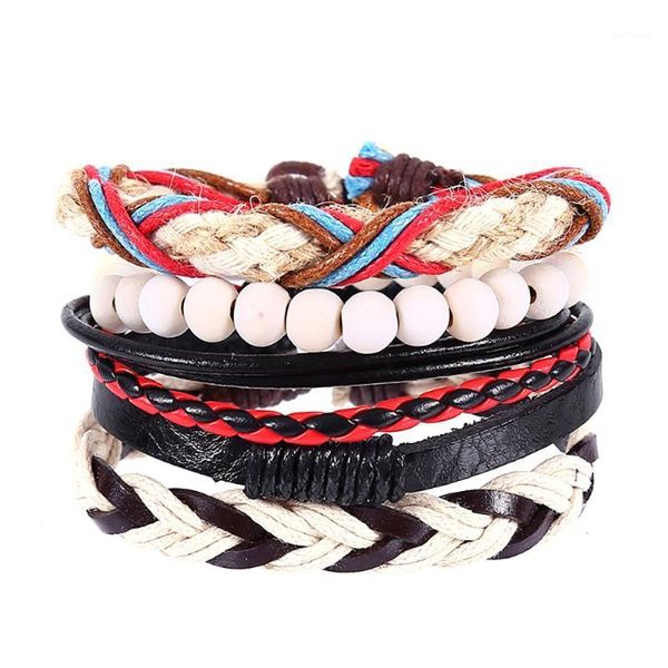 braided men white beading bracelets vintage hand-woven multi-layer leather bracelet cuir homme charms jewelry @sl1, Black
braided men white beading bracelets vintage hand-woven multi-layer leather bracelet cuir homme charms jewelry @sl1, Black
