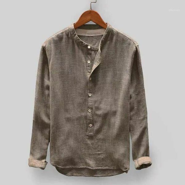 men's casual shirts 2021 men's linen long sleeve fashion shirt male cool style loose o-neck solid plus size1, White;black
men's casual shirts 2021 men's linen long sleeve fashion shirt male cool style loose o-neck solid plus size1, White;black