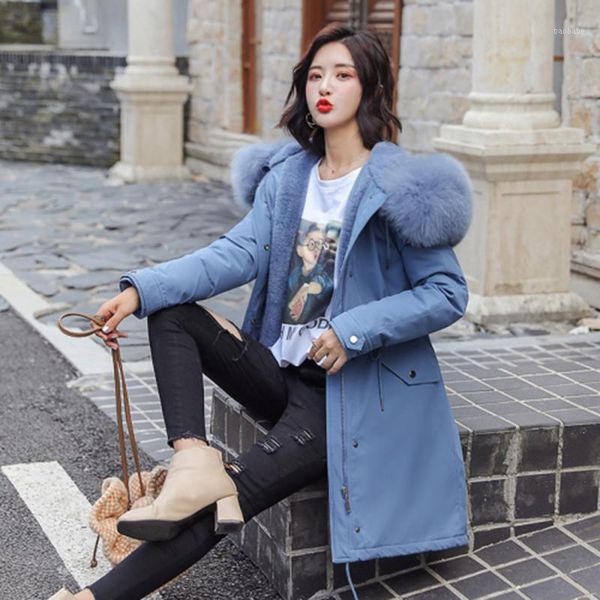 2019 cotton liner warm coat and waterproof jacket women plus size slim long coat female winter big fur hooded parka mujer coats1, Black
2019 cotton liner warm coat and waterproof jacket women plus size slim long coat female winter big fur hooded parka mujer coats1, Black