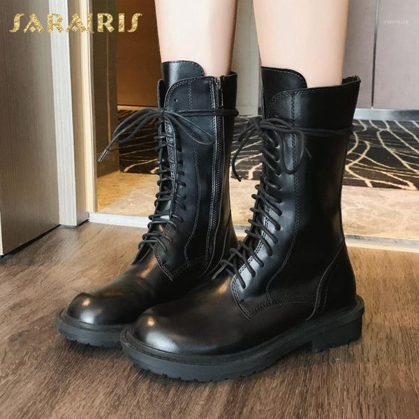 sarairis 2020 new arrivals zip up shoes ladies boots female thick heels platform cross-tied black spring autumn boots woman1
sarairis 2020 new arrivals zip up shoes ladies boots female thick heels platform cross-tied black spring autumn boots woman1