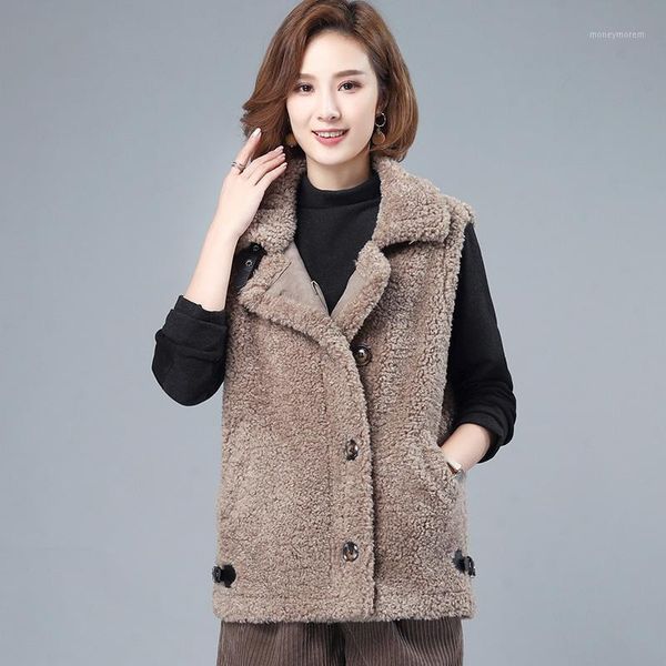 women's fur & faux 2021 cardigan vest women jacket winter short zipper single breasted turn-down collar elegent coat women1, Black
women's fur & faux 2021 cardigan vest women jacket winter short zipper single breasted turn-down collar elegent coat women1, Black