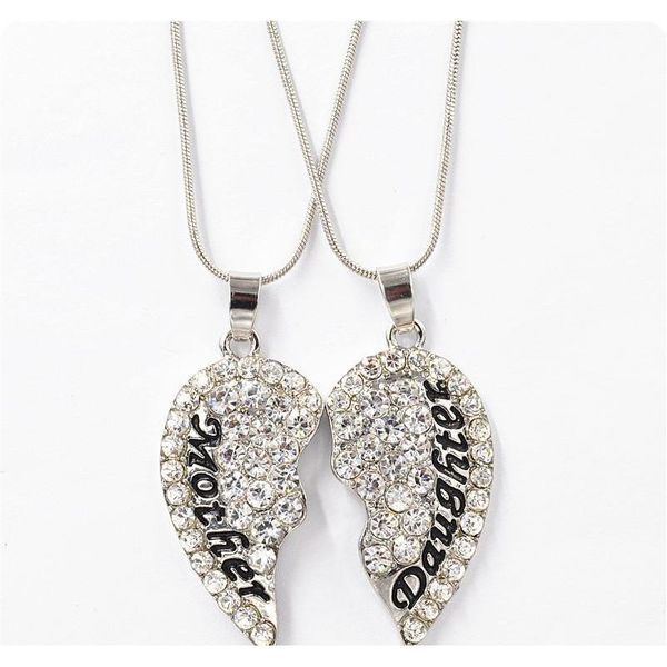 mom and daughter heart necklace set chokers red pink crystal rhinestone necklace gold jewelry gift for mom alloy steel wmtorj luckyhat, Silver
mom and daughter heart necklace set chokers red pink crystal rhinestone necklace gold jewelry gift for mom alloy steel wmtorj luckyhat, Silver