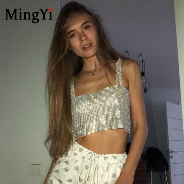 bling shiny rhinestone tank women backless full metal crystal diamonds sequined night club festival party crop top, White
bling shiny rhinestone tank women backless full metal crystal diamonds sequined night club festival party crop top, White