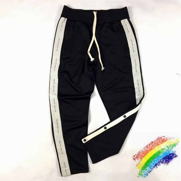 new track pants men women 1 drawstring tracksuit jogger streetwear side stripe button trousers, Black
new track pants men women 1 drawstring tracksuit jogger streetwear side stripe button trousers, Black