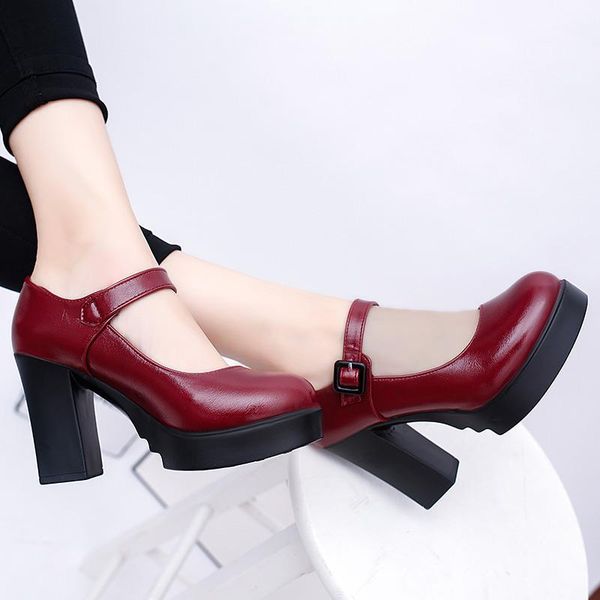 high heels round head square heel single shoes non-slip women's shoes models catwalk work plus size fashion pumps 411, Black
high heels round head square heel single shoes non-slip women's shoes models catwalk work plus size fashion pumps 411, Black