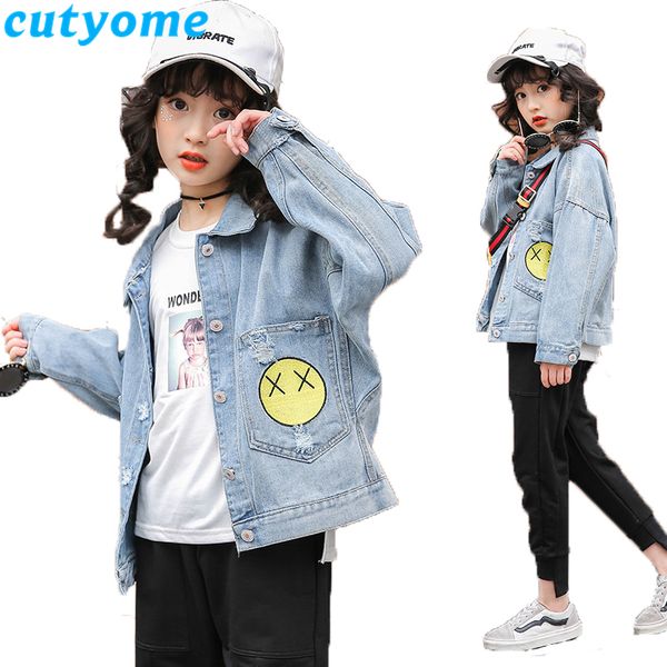 autumn children's denim jacket big girls broken hole embroidery jeans jackets teenage outerwear cardigan kids spring clothes c1021, Blue;gray
autumn children's denim jacket big girls broken hole embroidery jeans jackets teenage outerwear cardigan kids spring clothes c1021, Blue;gray