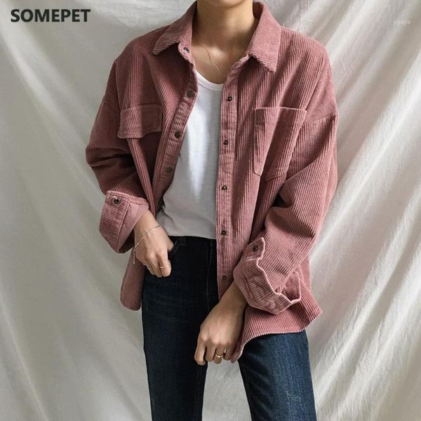 women's jackets spring and autumn corduroy jacket female coat with pockets plus size winter women streetwear casual clothing1, Black;brown
women's jackets spring and autumn corduroy jacket female coat with pockets plus size winter women streetwear casual clothing1, Black;brown