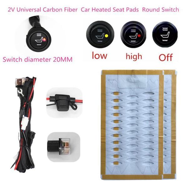 12v alloy wire universal heated seat heating heater pads car high/low round switch heater warmer cars seat heating quickly send1
12v alloy wire universal heated seat heating heater pads car high/low round switch heater warmer cars seat heating quickly send1