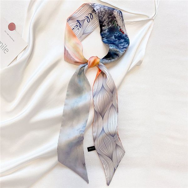 beautiful original design galaxy multi-function rectangular silk scarf women's small long scarf web celebrity headband tie bag ribbon, Blue;gray
beautiful original design galaxy multi-function rectangular silk scarf women's small long scarf web celebrity headband tie bag ribbon, Blue;gray
