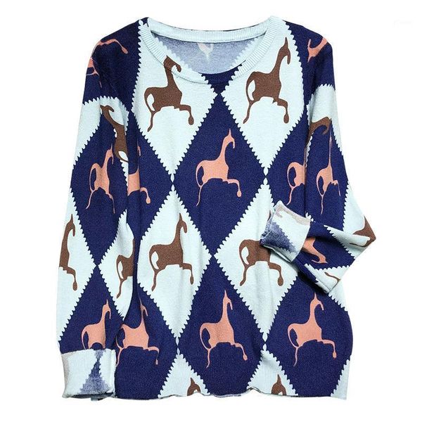 print sweaters women runing horse sweater woman argyle sweater women knitted letter pullovers 1, White;black
print sweaters women runing horse sweater woman argyle sweater women knitted letter pullovers 1, White;black