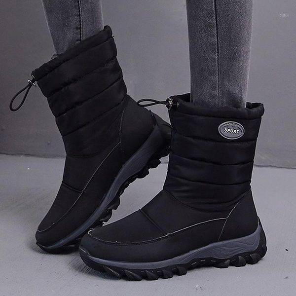 2020 cotton waterproof ankle boots women elastic band keep warm snow shoes woman non slip outdoor platform footwear1, Black
2020 cotton waterproof ankle boots women elastic band keep warm snow shoes woman non slip outdoor platform footwear1, Black