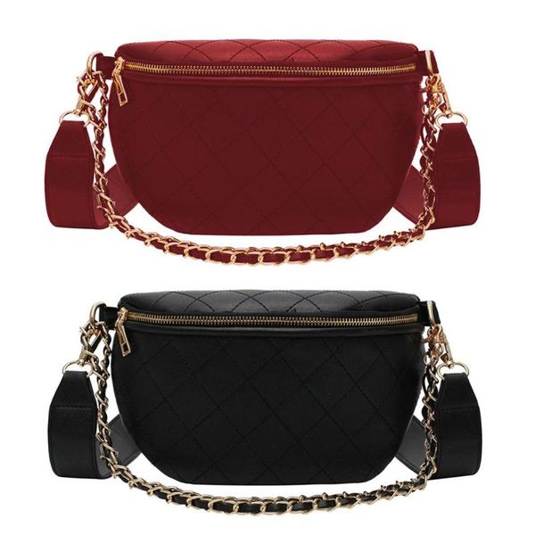 korean style women' s messenger bag fashion rhombus pu chain chest bag multifunctional small shoulder cross-body female 2020
korean style women' s messenger bag fashion rhombus pu chain chest bag multifunctional small shoulder cross-body female 2020
