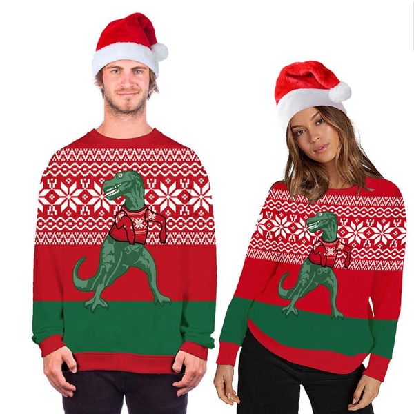 men's sweaters camisola de moletom com capuz natal outono nova impressão dinossauro 3d, White;black
men's sweaters camisola de moletom com capuz natal outono nova impressão dinossauro 3d, White;black