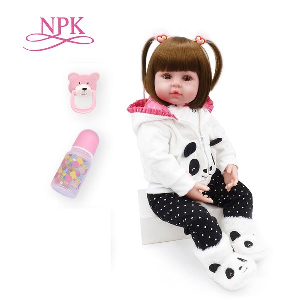 npk 48cm reborn baby toy dolls soft silicone vinyl reborn baby girl dolls bebes reborn bonecas play house toys child plamates 1011
npk 48cm reborn baby toy dolls soft silicone vinyl reborn baby girl dolls bebes reborn bonecas play house toys child plamates 1011