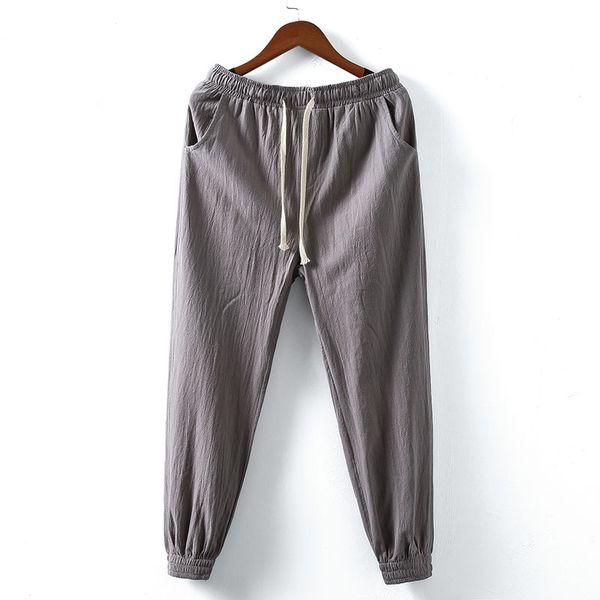 chinese style cotton linen casual breathable bundles foot ankle-length pants solid color linen loose-fit harem bundles foot, Blue
chinese style cotton linen casual breathable bundles foot ankle-length pants solid color linen loose-fit harem bundles foot, Blue