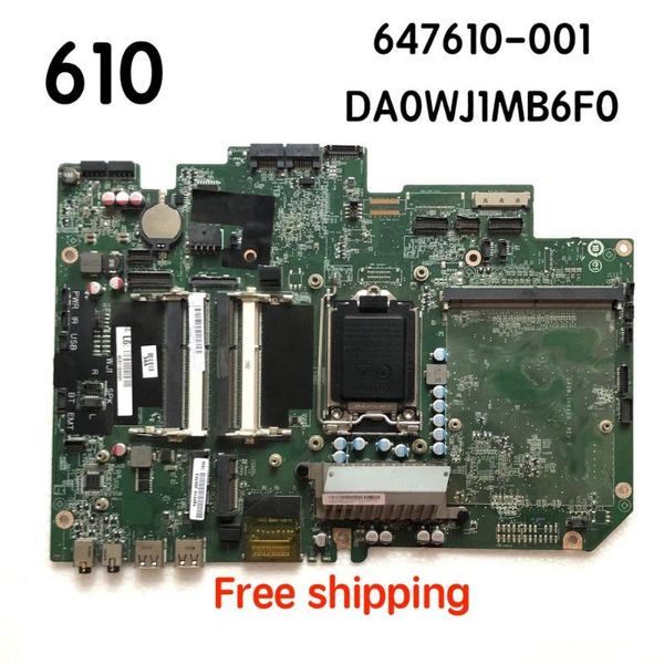 647610-001 for touchsmart 610 aio motherboard da0wj1mb6f0 motherboard100%tested fully work
647610-001 for touchsmart 610 aio motherboard da0wj1mb6f0 motherboard100%tested fully work