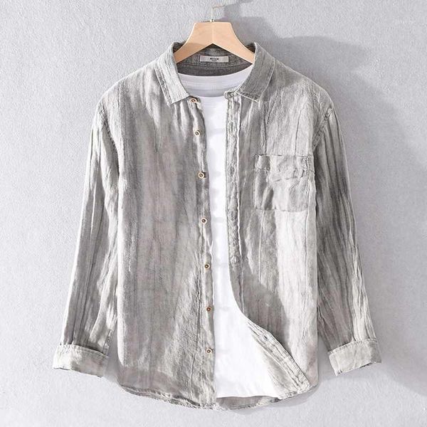 100% linen long-sleeved brand retro men shirt fashion winkle trendy shirts for men casual breathable shirt mens camisa camiseta1, White;black
100% linen long-sleeved brand retro men shirt fashion winkle trendy shirts for men casual breathable shirt mens camisa camiseta1, White;black