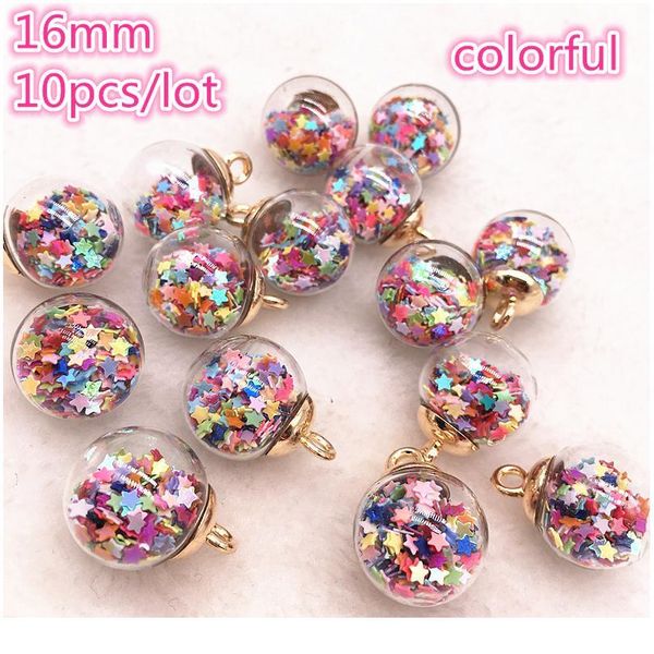 10pcs 16mm magic ball transparent glass beads transparent pendant pentagram round beads earring accessory 10 jlluek
10pcs 16mm magic ball transparent glass beads transparent pendant pentagram round beads earring accessory 10 jlluek