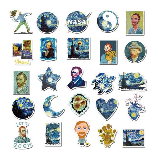 40pcs vincent willem van gogh lapstickers diy sticker for toys bags phone desk lapcars bicycle waterproof bbyoob lipper
40pcs vincent willem van gogh lapstickers diy sticker for toys bags phone desk lapcars bicycle waterproof bbyoob lipper