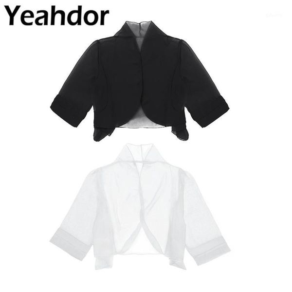 women lady half sleeve sheer soft chiffon open front jacket cardigan bolero shrug summer dress coat women summer shawl cover-up1, Black;brown
women lady half sleeve sheer soft chiffon open front jacket cardigan bolero shrug summer dress coat women summer shawl cover-up1, Black;brown