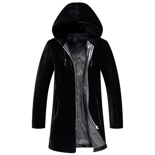 2020 winter new mid-length fur padded hooded casual jacket men's solid color mink-like black faux fur coats large size 4xl
2020 winter new mid-length fur padded hooded casual jacket men's solid color mink-like black faux fur coats large size 4xl