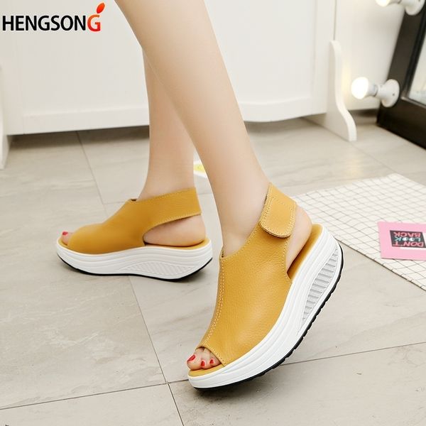 5 styles summer women sandals platform wedges sandals leather swing peep toe casual shoes women walk shoes flats size 35-43 t200529, Black
5 styles summer women sandals platform wedges sandals leather swing peep toe casual shoes women walk shoes flats size 35-43 t200529, Black