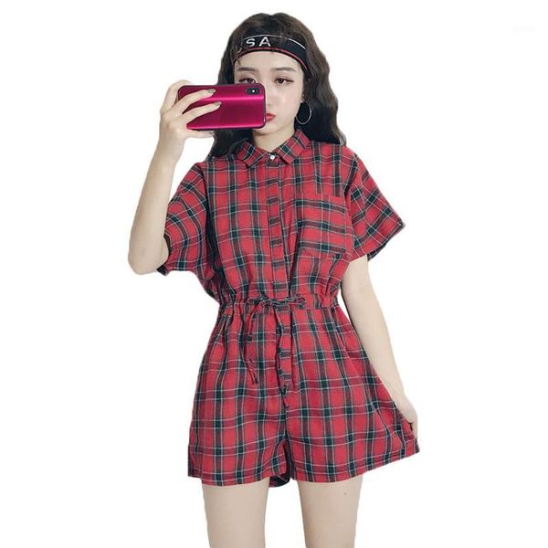 2018 summer new fashion rompers women shorts jumpsuit plaid casual lace up elegant short sleeve playsuits female loose overalls1, Black;white
2018 summer new fashion rompers women shorts jumpsuit plaid casual lace up elegant short sleeve playsuits female loose overalls1, Black;white