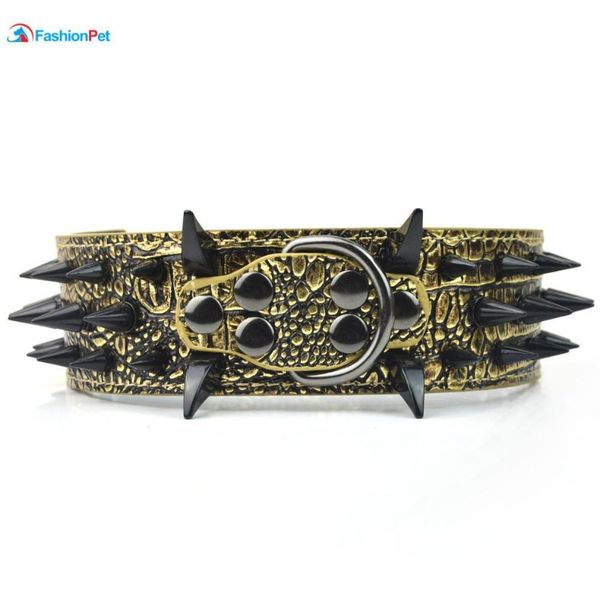2 "width pu leather big dog collar with black sharp spikes studded for large dog p jllvmb ladyshome
2 "width pu leather big dog collar with black sharp spikes studded for large dog p jllvmb ladyshome