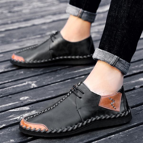 katesen brand men's handmade leather shoes fashion lace-up black flat shoes casual classic luxury loafers big size 47 new 201019
katesen brand men's handmade leather shoes fashion lace-up black flat shoes casual classic luxury loafers big size 47 new 201019