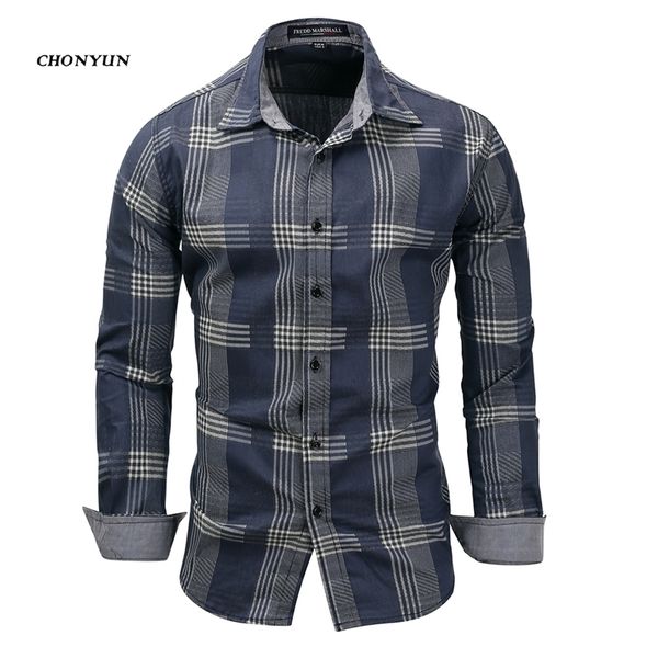 brand new men's casual shirt denim long sleeve slim fit striped shirts business camisa breathable dress shirt men clothing y200408, White;black
brand new men's casual shirt denim long sleeve slim fit striped shirts business camisa breathable dress shirt men clothing y200408, White;black