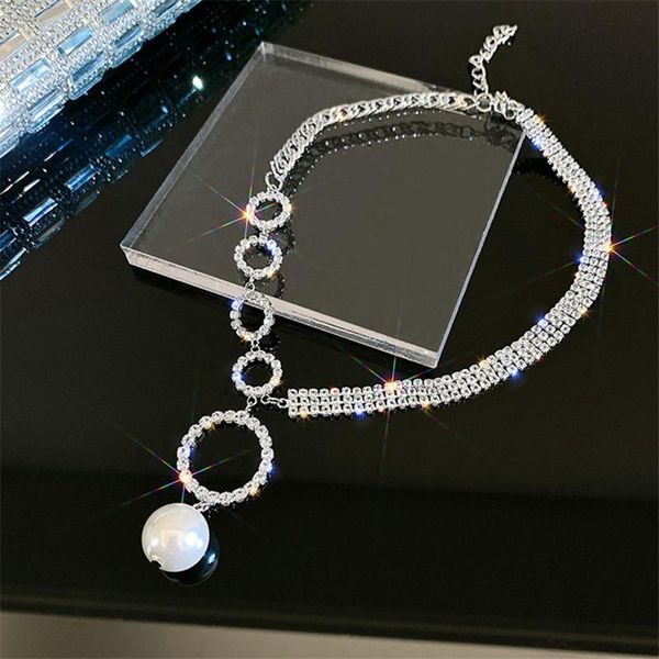 chokers fyuan circle rhinestone choker necklaces for women clavicle chain pearl pendant weddings jewelry party gifts, Golden;silver
chokers fyuan circle rhinestone choker necklaces for women clavicle chain pearl pendant weddings jewelry party gifts, Golden;silver